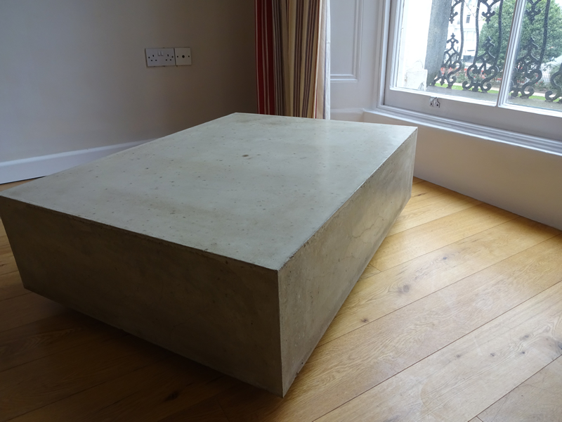 Floating Box Concrete Coffee Table UK