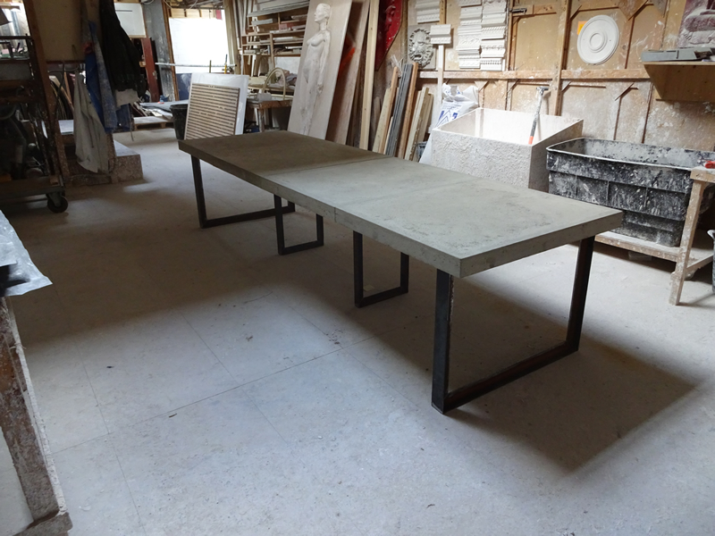 Polished Concrete Dining Table UK