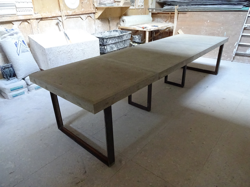 Polished Concrete Dining Table UK