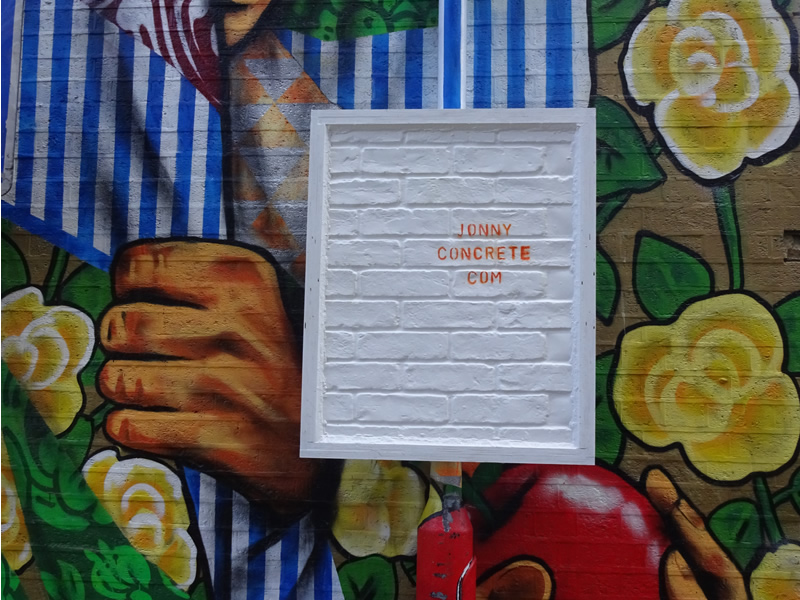 Brick Wall for Graffiti Artists