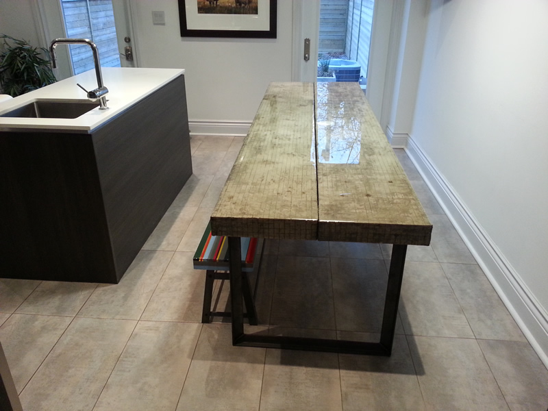 Large Composite Concrete Dining Table UK