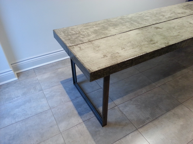 Large Composite Concrete Dining Table UK